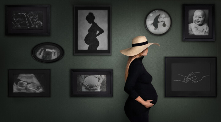 Gravid: u201dThe Art of Maternityu201d av Hanna Neret. Foto: Hanna Neret