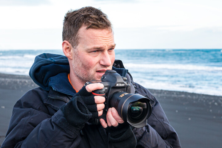 Kamera & Bild provar nya Nikon D6 under Nikons pressträff på Island.