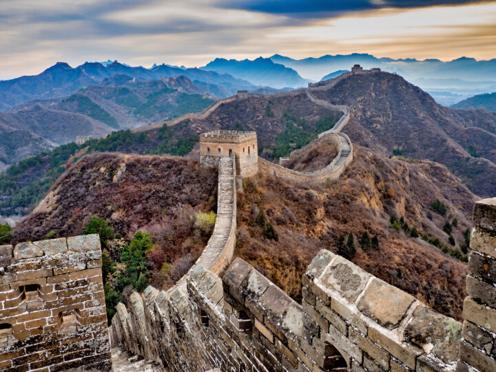 »Fantastiskt att vara på en sådan här plats«, säger landskapsfotografen Claes Grundsten. Här är en av hans bilder från besöket på den kinesiska muren.