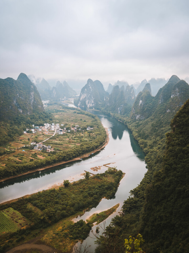 Lifloden i södra Kina. Foto: Anna Bernström