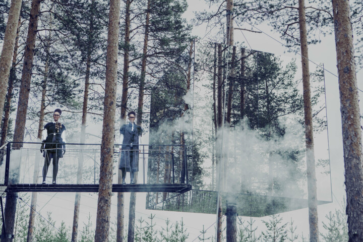 För det svenska E&E Glasses med norrländska förtecken har Emma fotograferat kampanjbilder som finns på deras hemsida. Foto: Emma Svensson