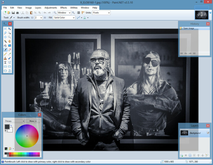 Paint.NET är en vidareutveckling av Microsoft Paint. Foto: Calle Rosenqvist