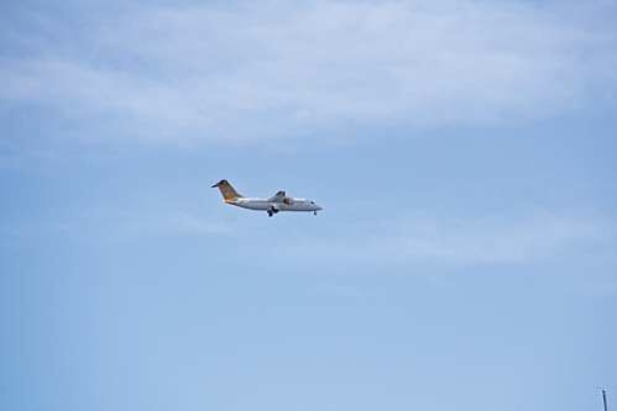 Lågt flygande plan över Stockholm går att komma ganska nära vid maximal inzoomning.