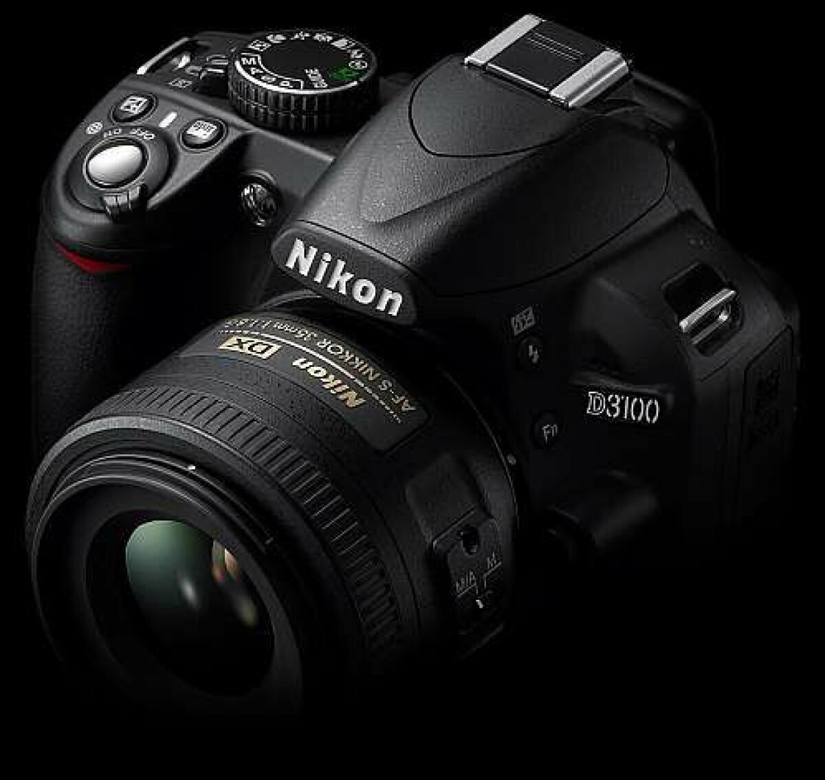 Nikon D3100 med nomalen AF-S DX 35/1,8G