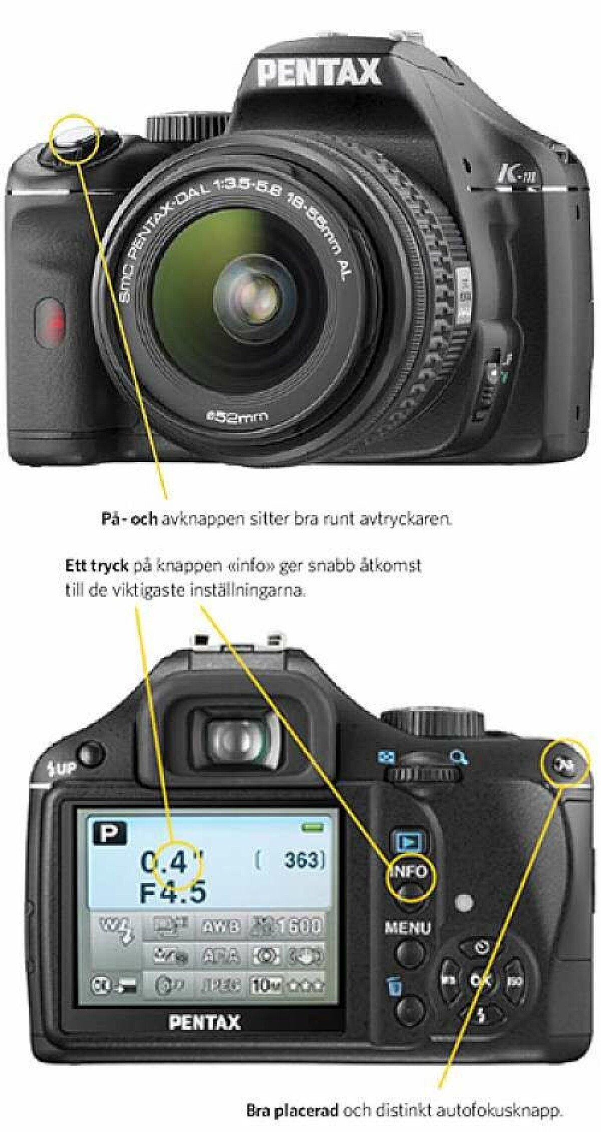 TEST: Pentax K-m utmanar jättarna