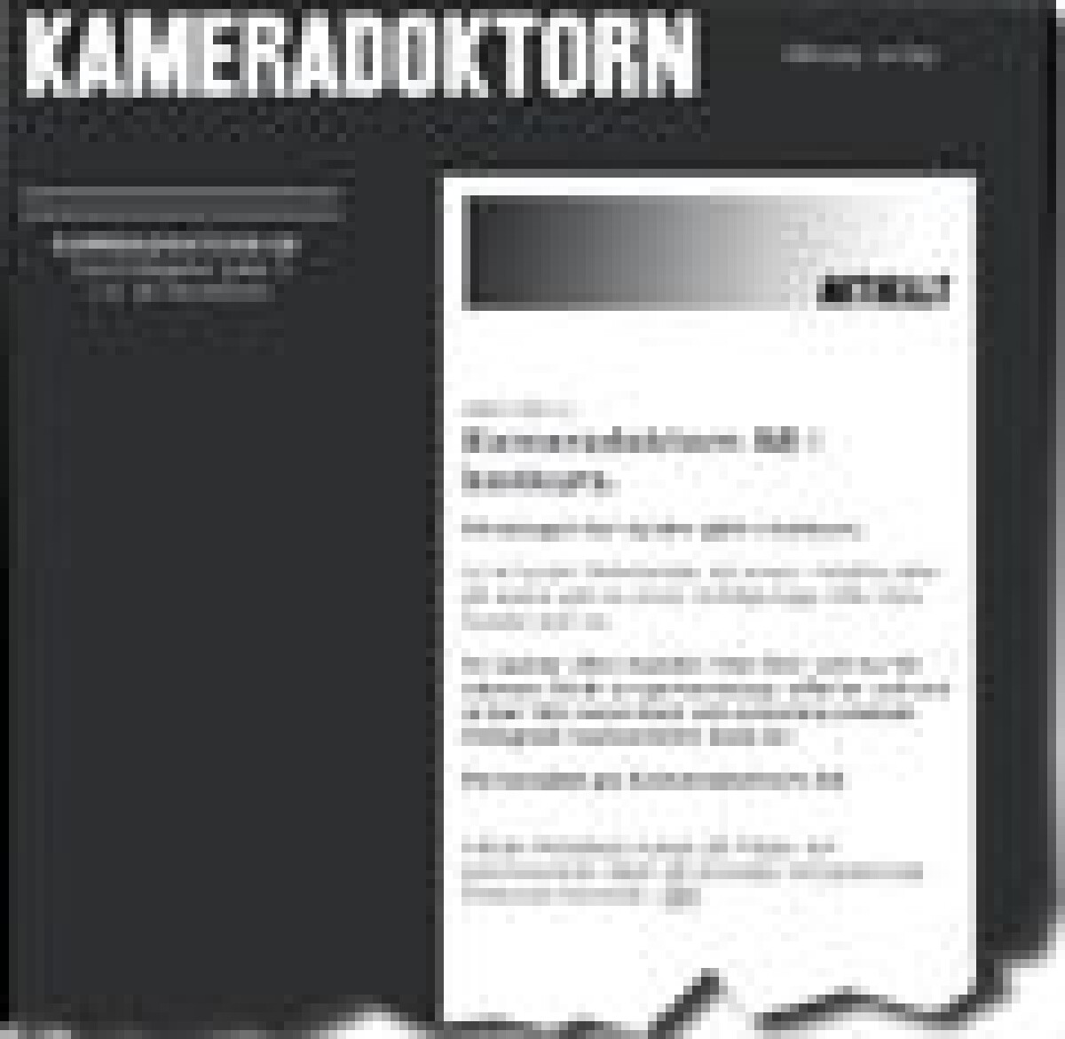 Anrika Kameradoktorn i konkurs