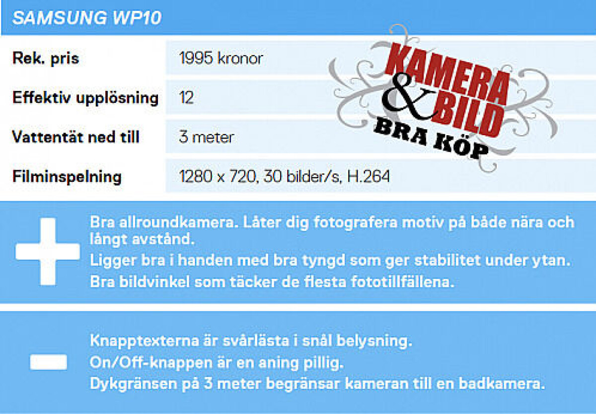 Test: 9 kameror som tål vatten och stötar