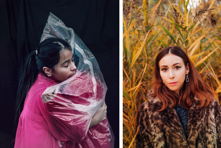 Fotografen Nathalie Chávez (till höger) har skildrat hur coronakrisen påverkar oss. En sak som hon ofta fick höra att människor saknade – det var kramen.