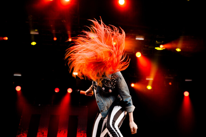 Paramore på Bråvallafestivalen i Norrköping, 2013.