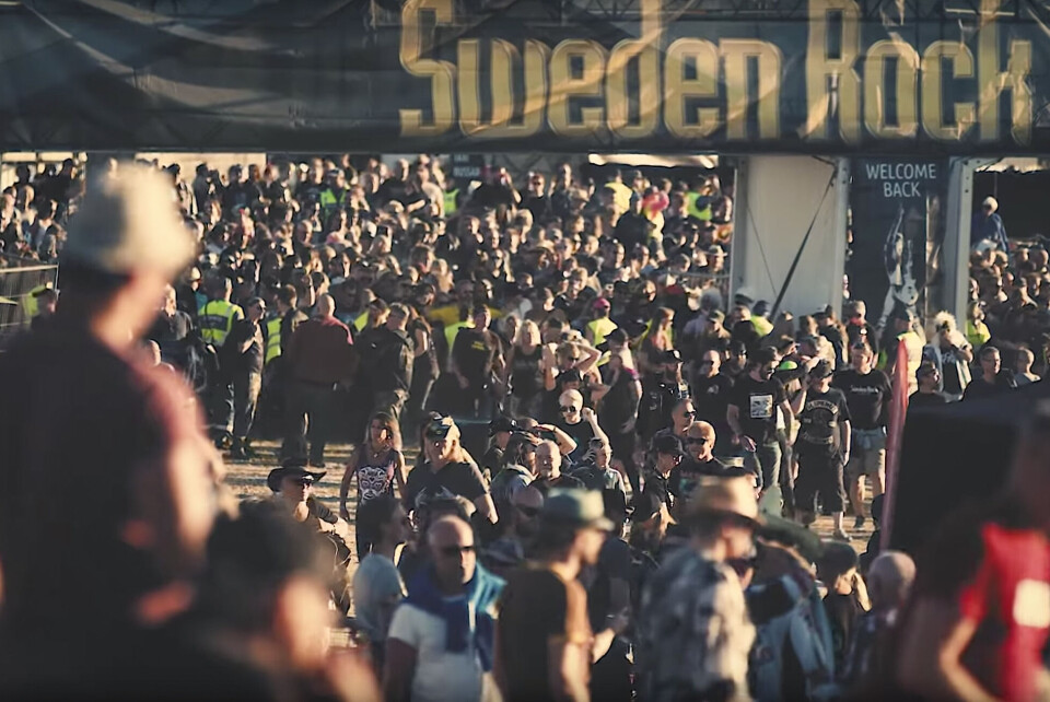 Sweden Rock Festival börjar med 'no-photo badge'