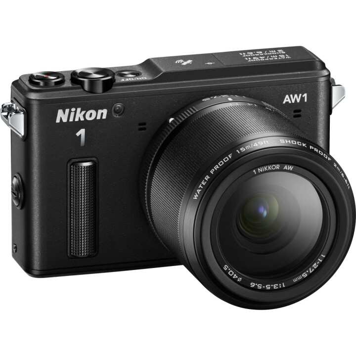 Nikon AW1 är en helt vattentät systemkamera.