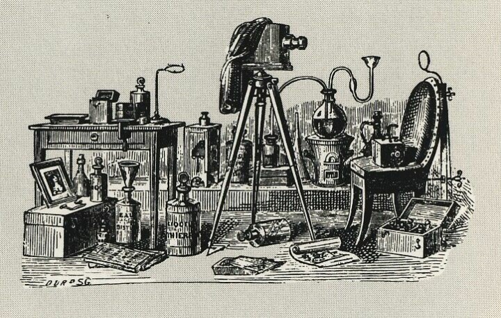 Fotoutrustning från 1810.
