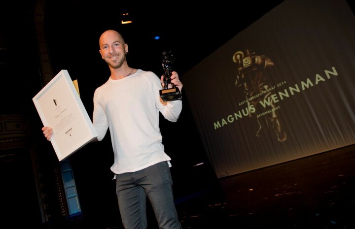 Magnus Wennman, fotograf på Aftonbladet, utsågs till Årets Pressfotograf 2014. Foto: Sara Strandlund