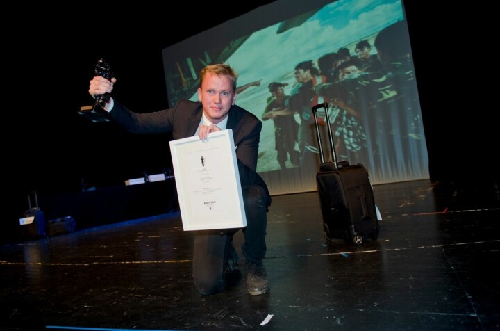 Axel Öberg vann första pris i Årets Nyhetsbild Utland 2014. Foto: Sara Strandlund