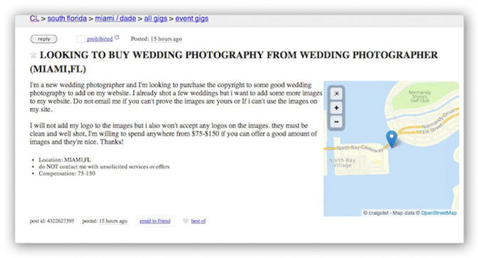 Fotograf vill köpa bilder till sin portfolio