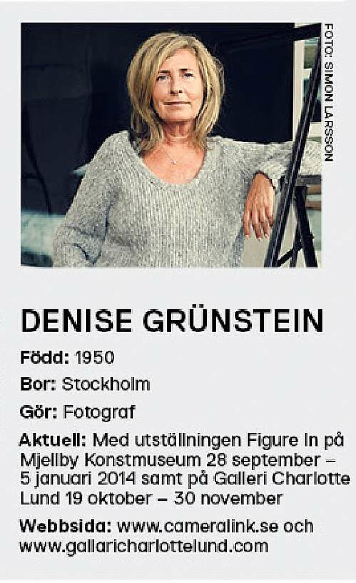 Denise Grünstein - Som en scenograf