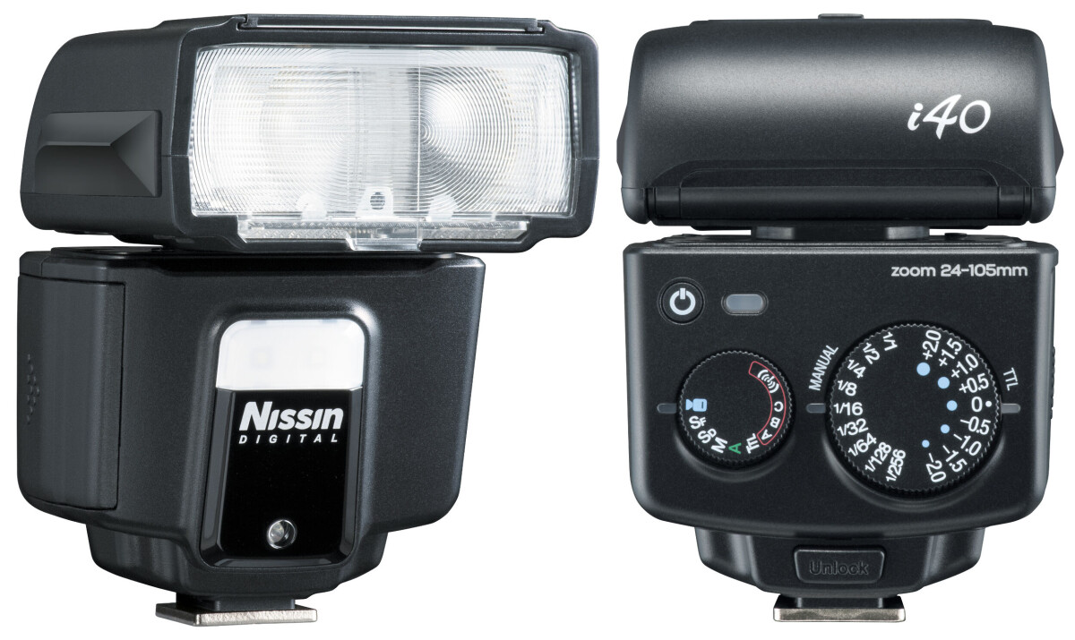 Nissin i40 - avancerad blixt med enkel layout