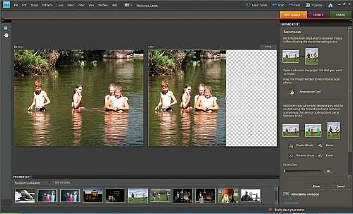 Photoshop Elements 8 taggar personer automatiskt