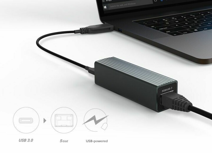 USB-ethernet-adapter QNA-UC5G1T.