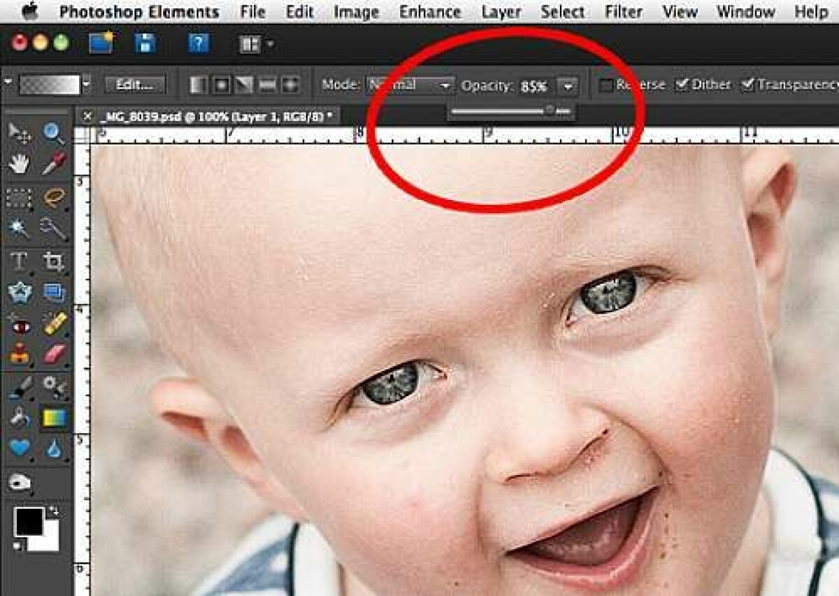 Redigera bilder med Photoshop Elements 9