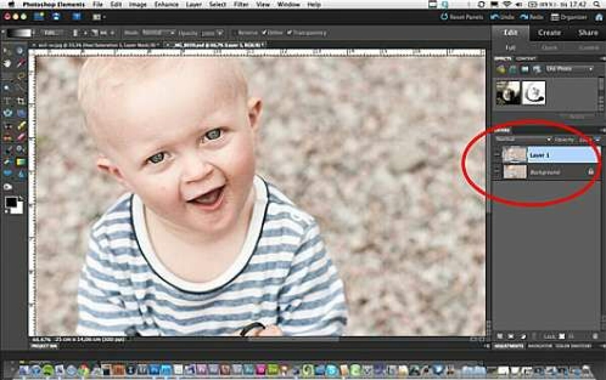 Redigera bilder med Photoshop Elements 9