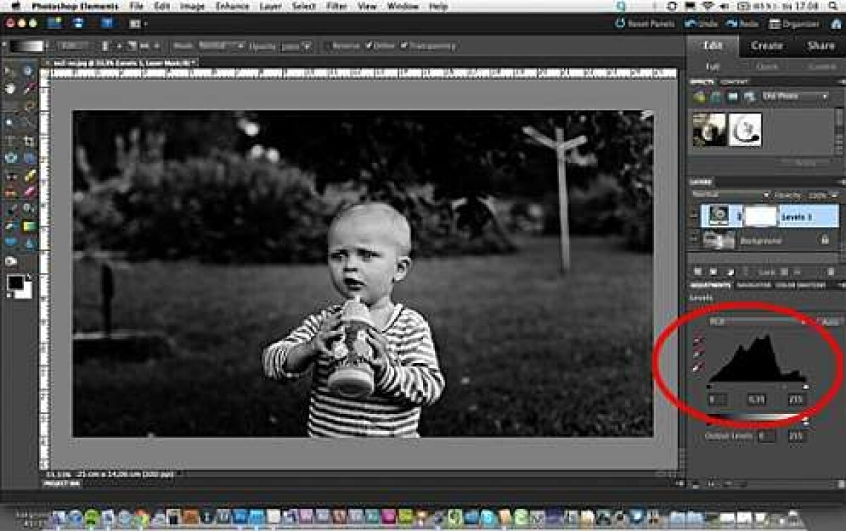 Redigera bilder med Photoshop Elements 9