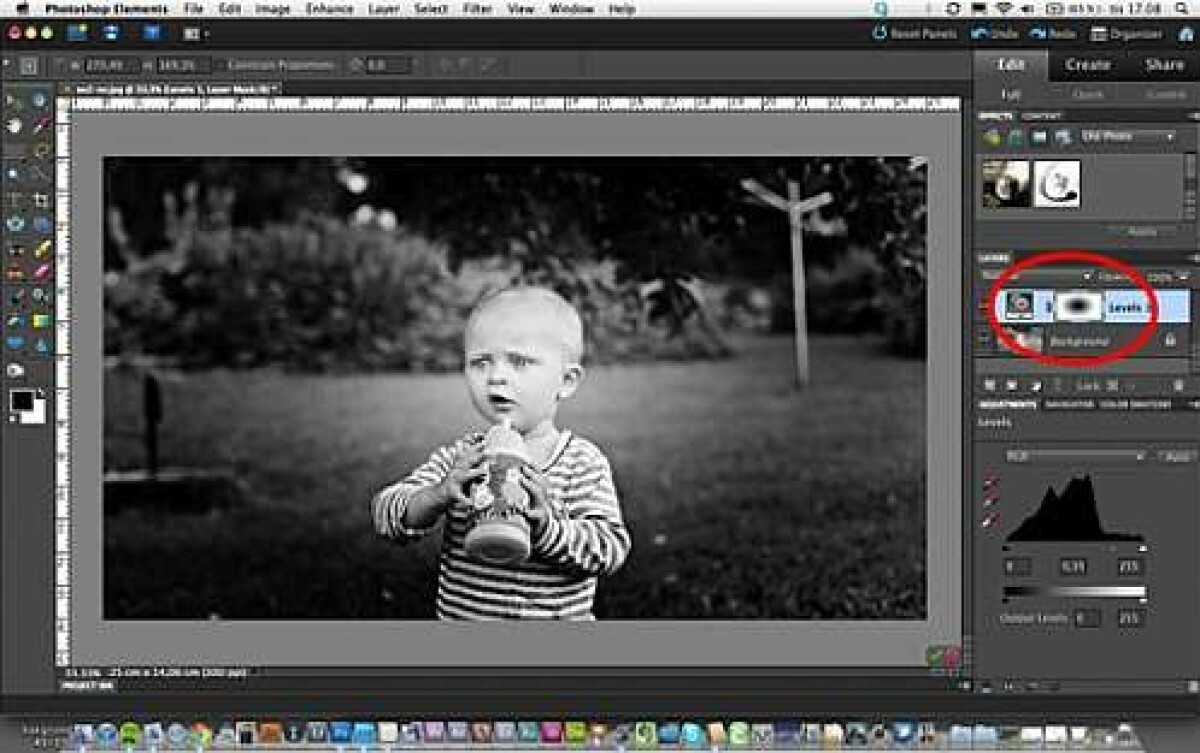 Redigera bilder med Photoshop Elements 9