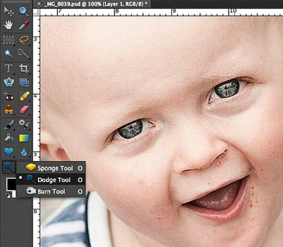 Redigera bilder med Photoshop Elements 9