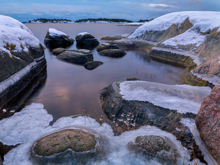 Isiga stenar vid Björnö.