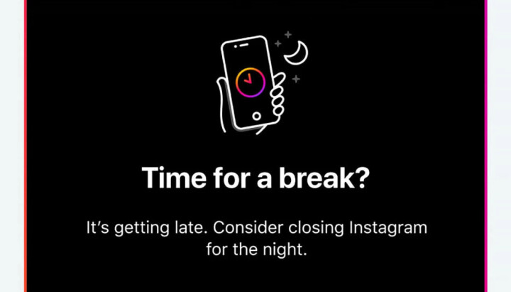 Il messaggio che appare su Instagram. Il messaggio che appare su Instagram.