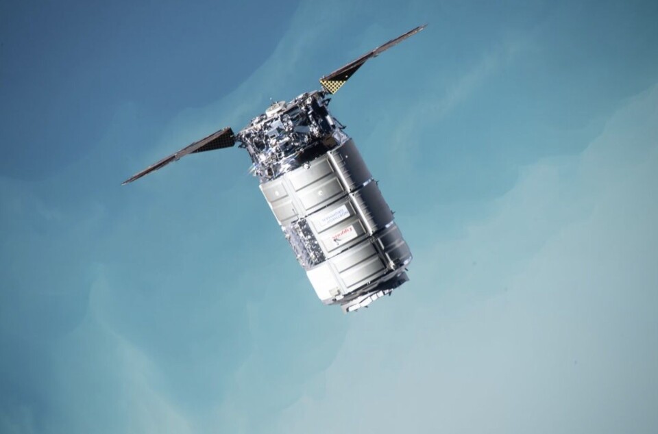 Northrop Grumman's Cygnus, fraktfarkosten som på bilden innehåller de nya kamerorna.