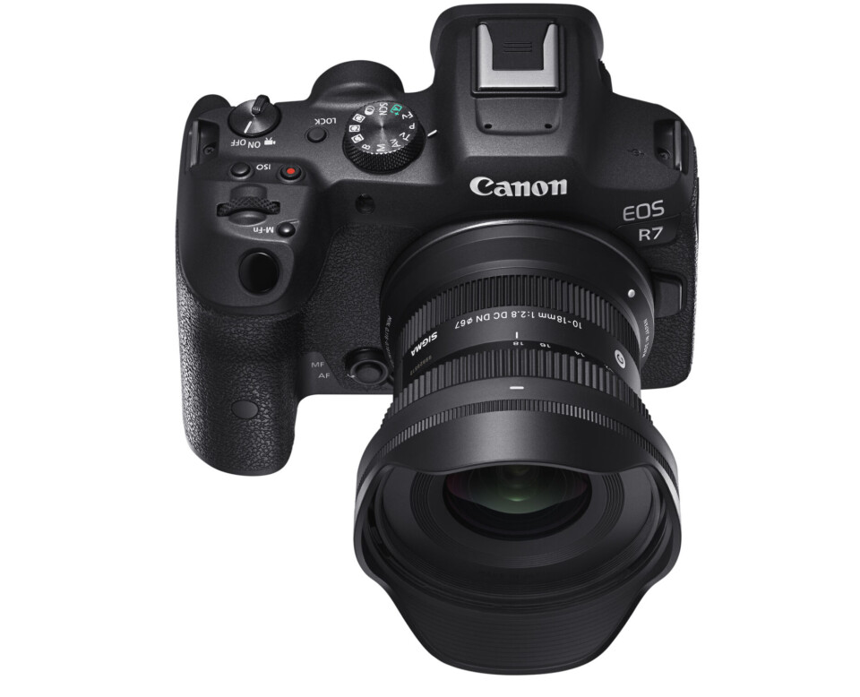 Sigma 10-18mm F2.8 DC DN på Canon EOS R7.