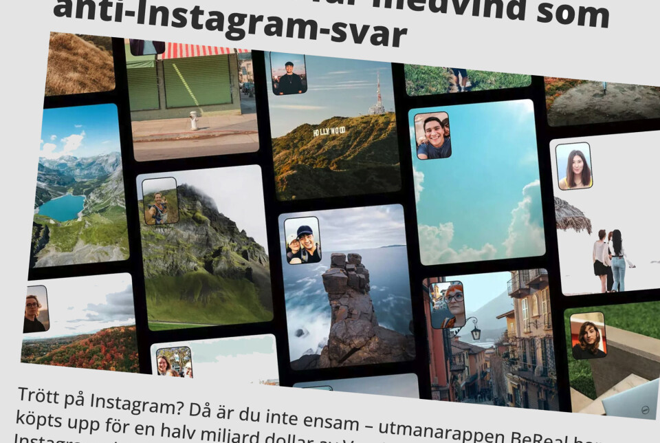 Meta raderade vårt inlägg om Instagram-utmanaren BeReal