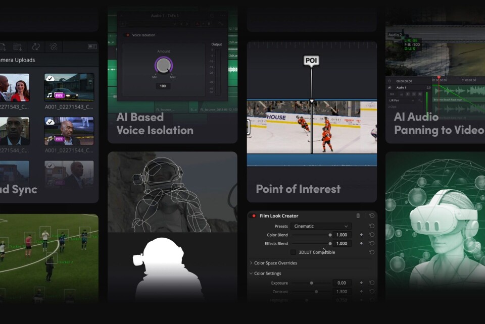 DaVinci Resolve 19 släppt – utökar antalet AI-hjälpmedel