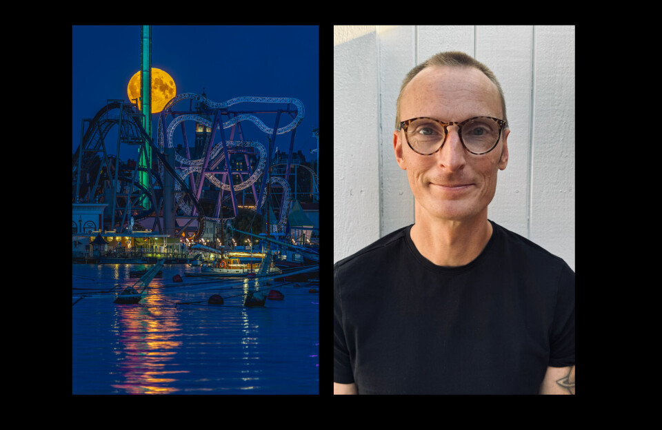 Johan Svenssons supermåne-bild vid Gröna Lund har gillats av 34 000