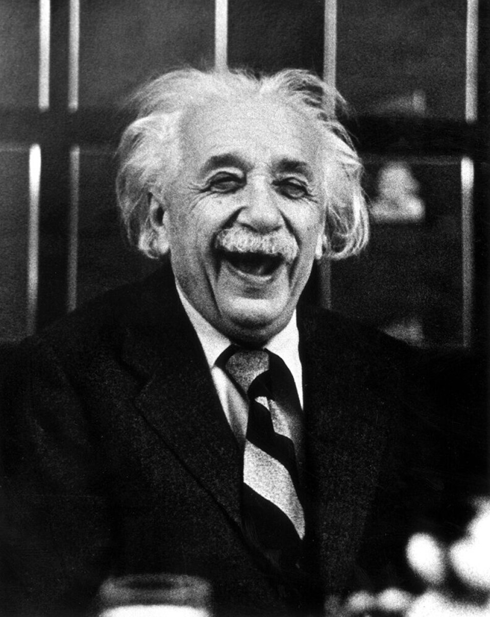 Albert Einstein, Princeton Luncheon, Princeton, New Jersey, 1955.