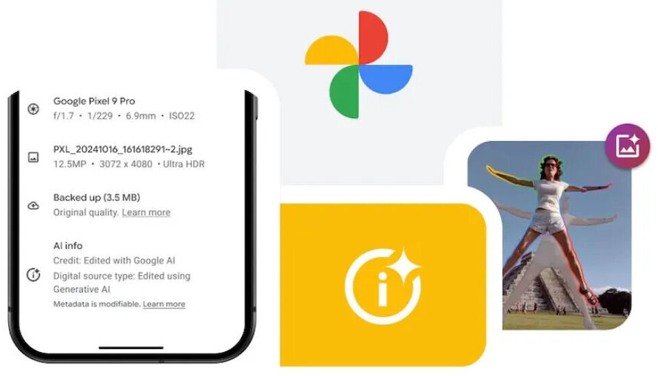 Google Foto börjar nu märka bilder redigerade med AI-verktyg