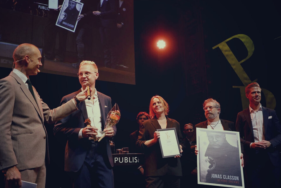 Publishingpriset 2024: Dubbla guld till Jonas Classon