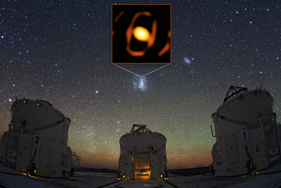 Kolla in första närbilden på en stjärna utanför Vintergatan