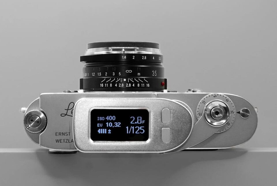 Keks M-meter ger din Leica M-kamera ljusmätning