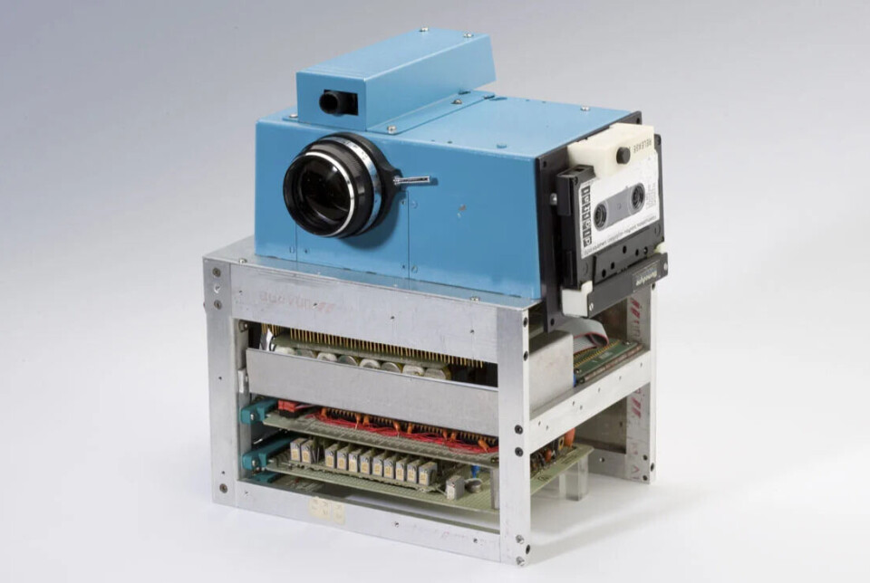 Prototyp på digitalkamera, 1975.