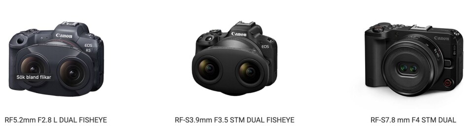 Canons VR-system får stöd för Apple Vision Pro